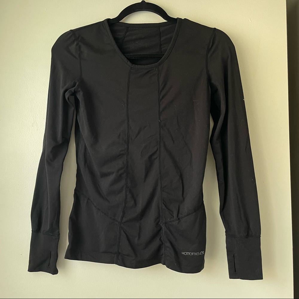 Black Thermal Cold-Layer Long Sleeve